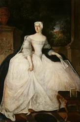 Porträt von Teofila Działyńska (1714–1790)